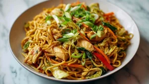 Chicken Yakisoba