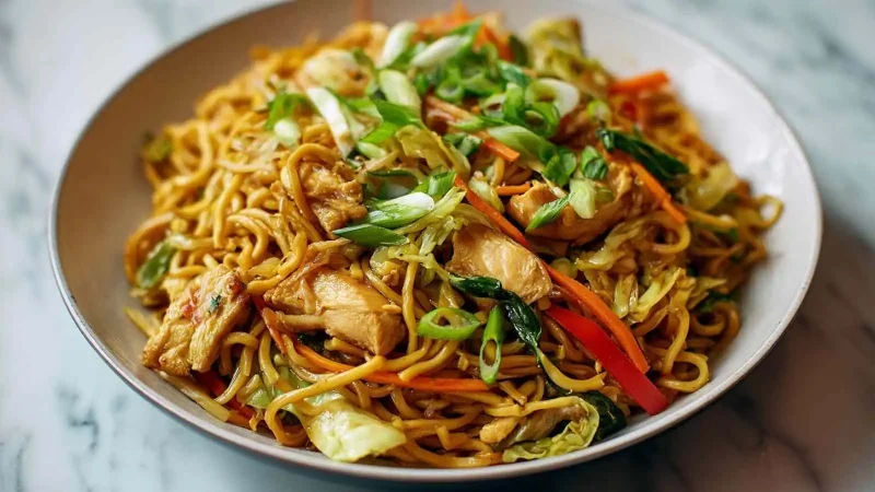 Chicken Yakisoba