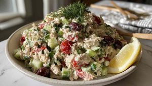 Greek Tzatziki Chicken Salad