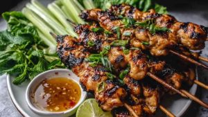 Grilled Vietnamese Chicken (Ga Nuong Sa)