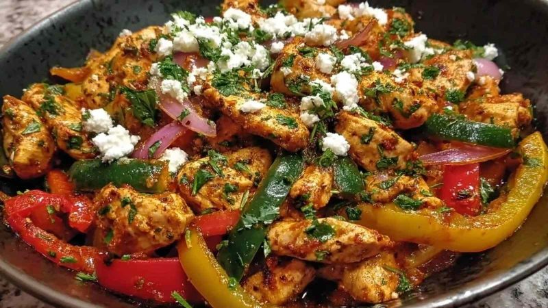 Mediterranean Chicken Stir Fry