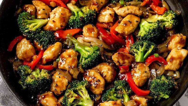 Teriyaki Chicken Stir Fry (Sweet and Sticky Weeknight Dinner)