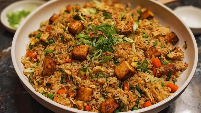 Tofu Fried Rice High Protein