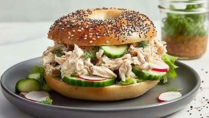 Tuna Everything Bagel
