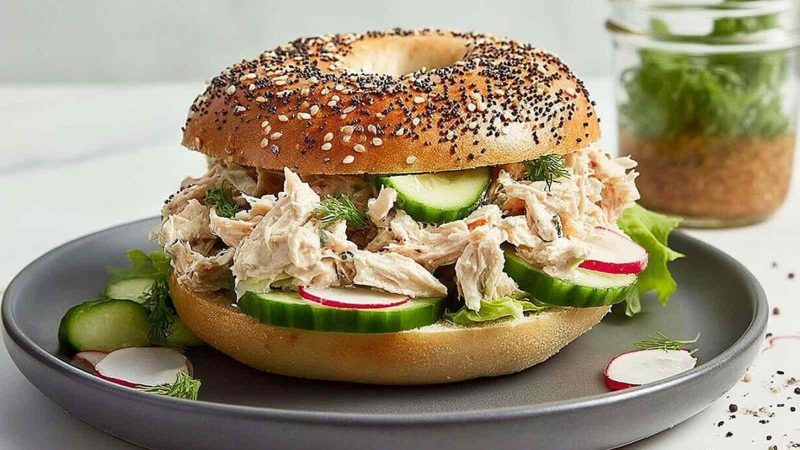 Tuna Everything Bagel