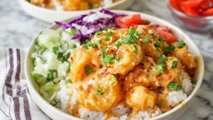 Bang Bang Shrimp Rice Bowls
