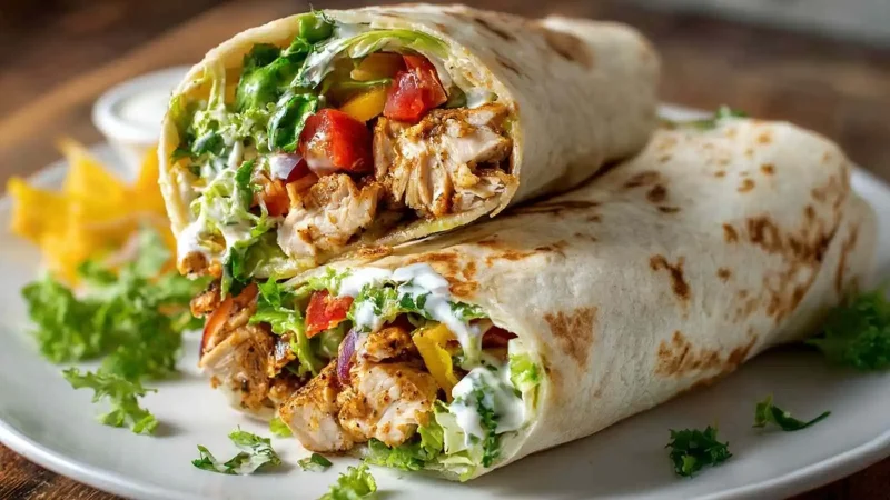 Chipotle Chicken Wraps