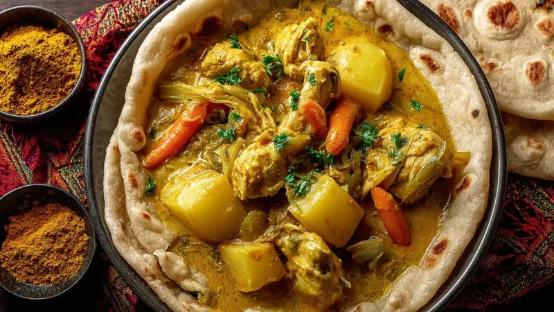 Curry Chicken Roti