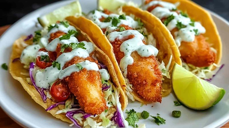 Crispy Baja Fish Tacos