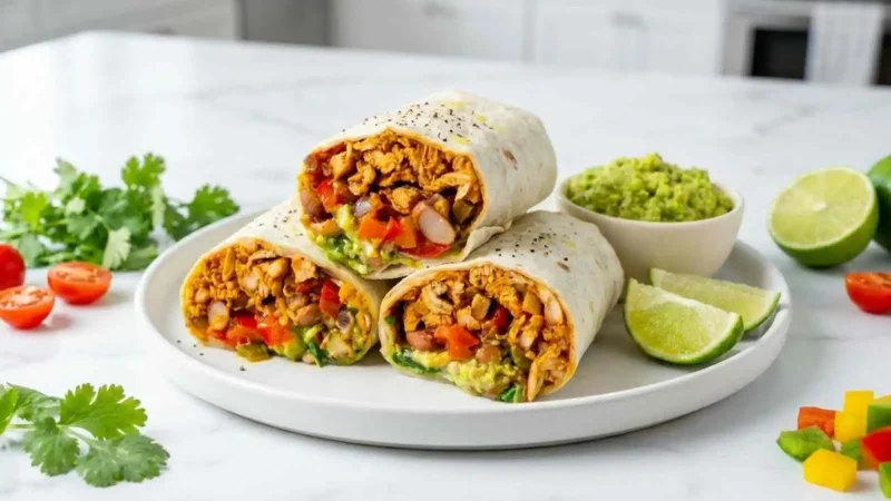 Easy Chicken Burrito