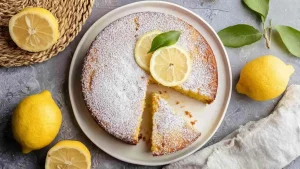 High Protein Lemon Ricotta Cake – Soft and Moist