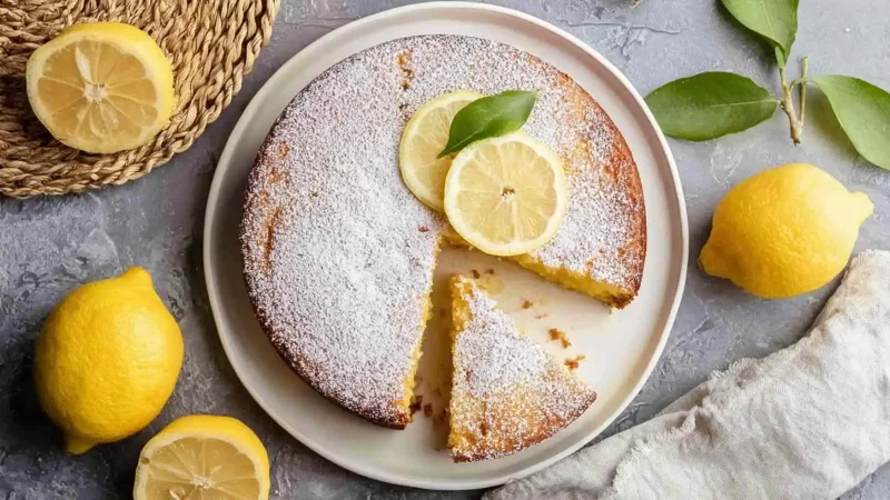 High Protein Lemon Ricotta Cake – Soft and Moist