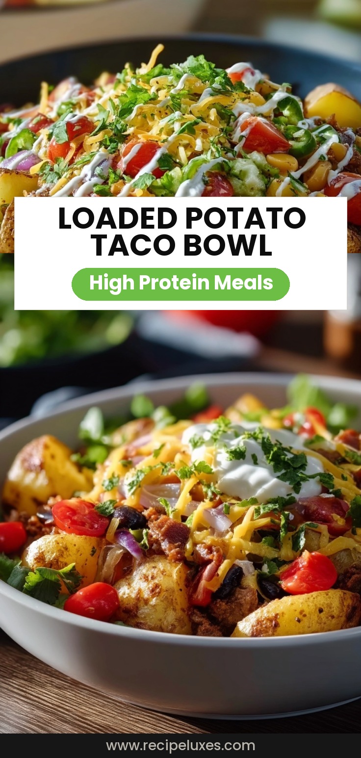 Loaded Potato Taco Bowl