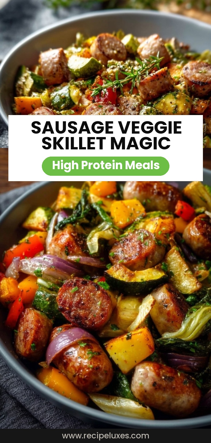 Sausage Veggie Skillet Bowl