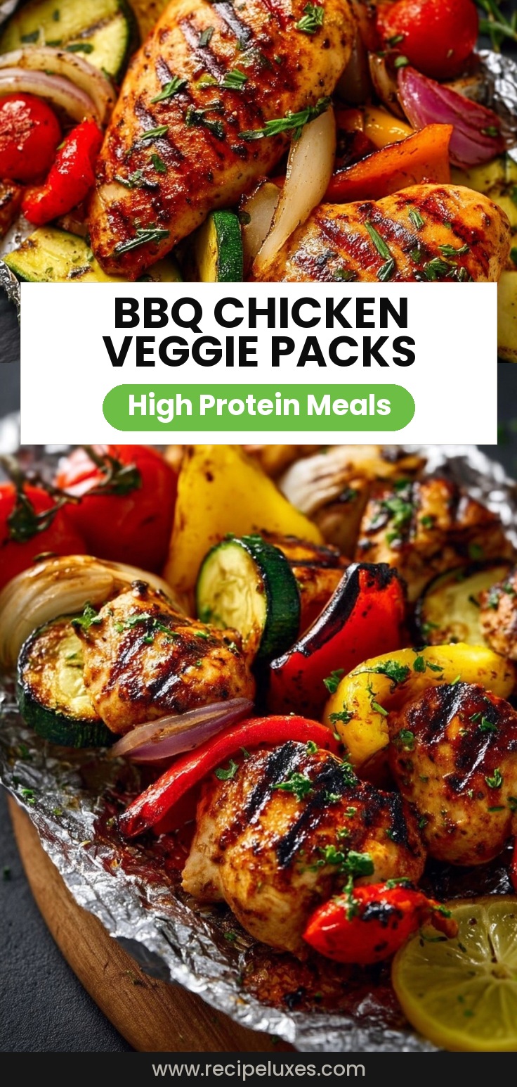 BBQ Chicken and Veggie Grill Packs