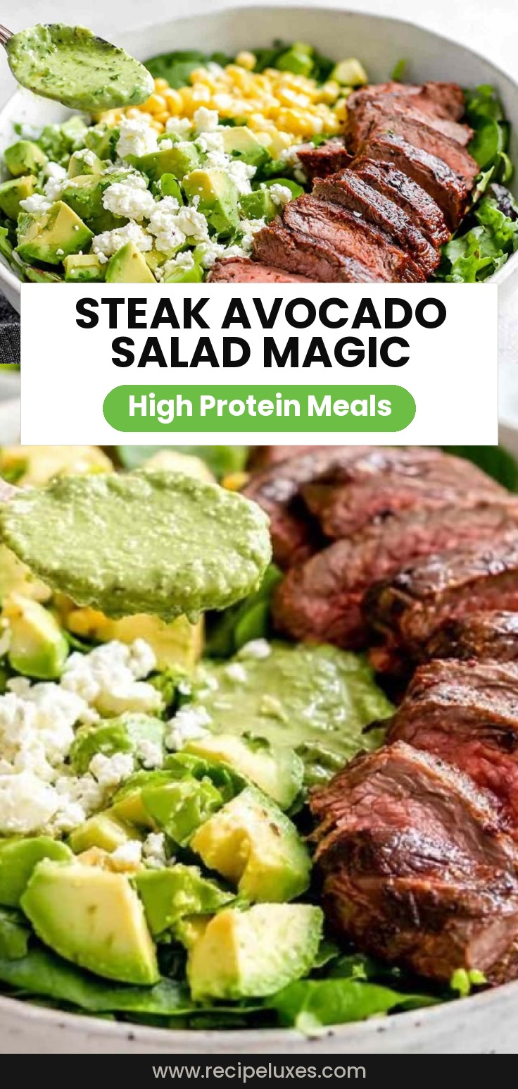 Steak Avocado Salad