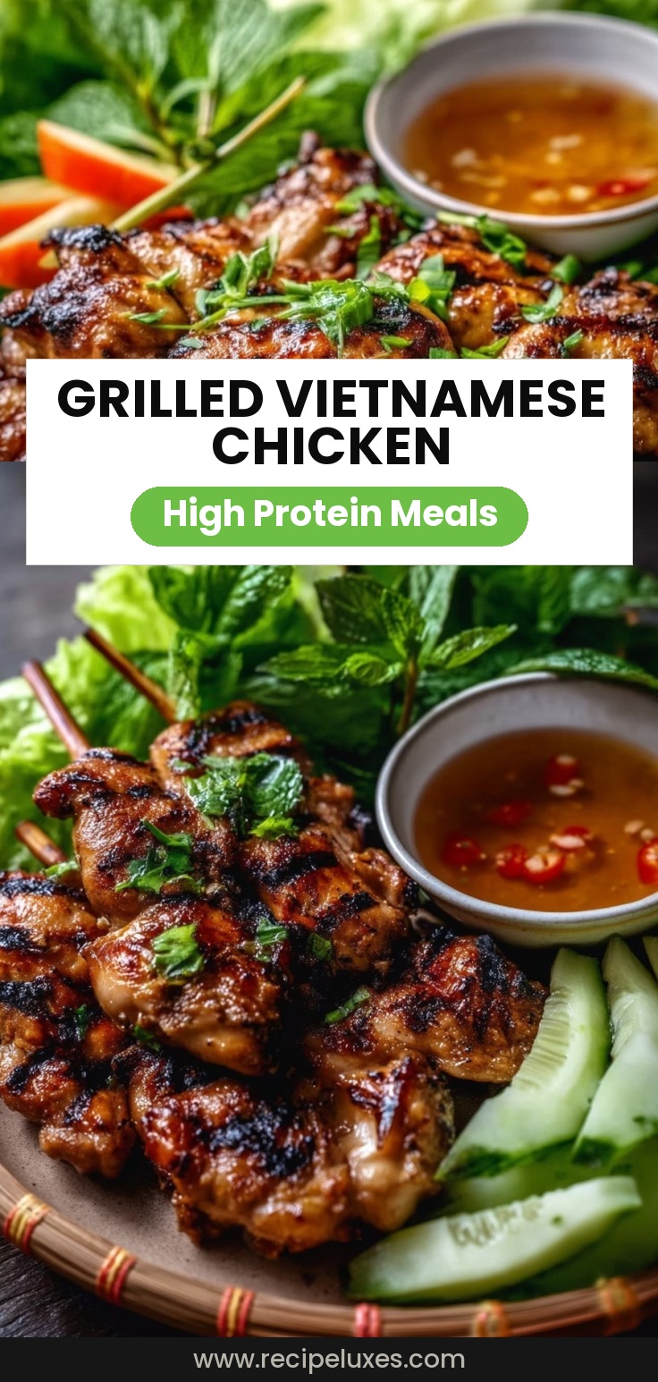 Grilled Vietnamese Chicken (Ga Nuong Sa)