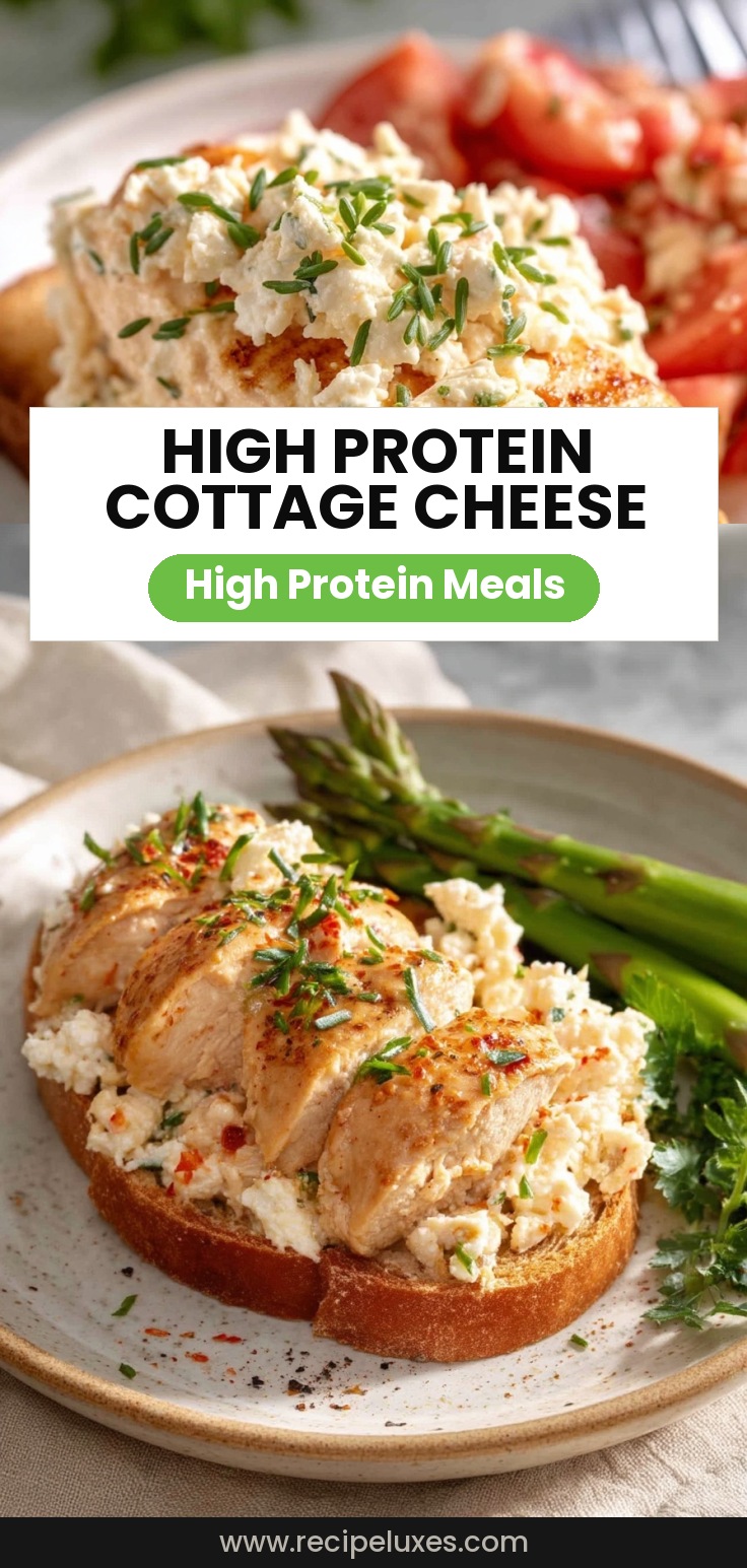 High Protein Cottage Cheese Chicken