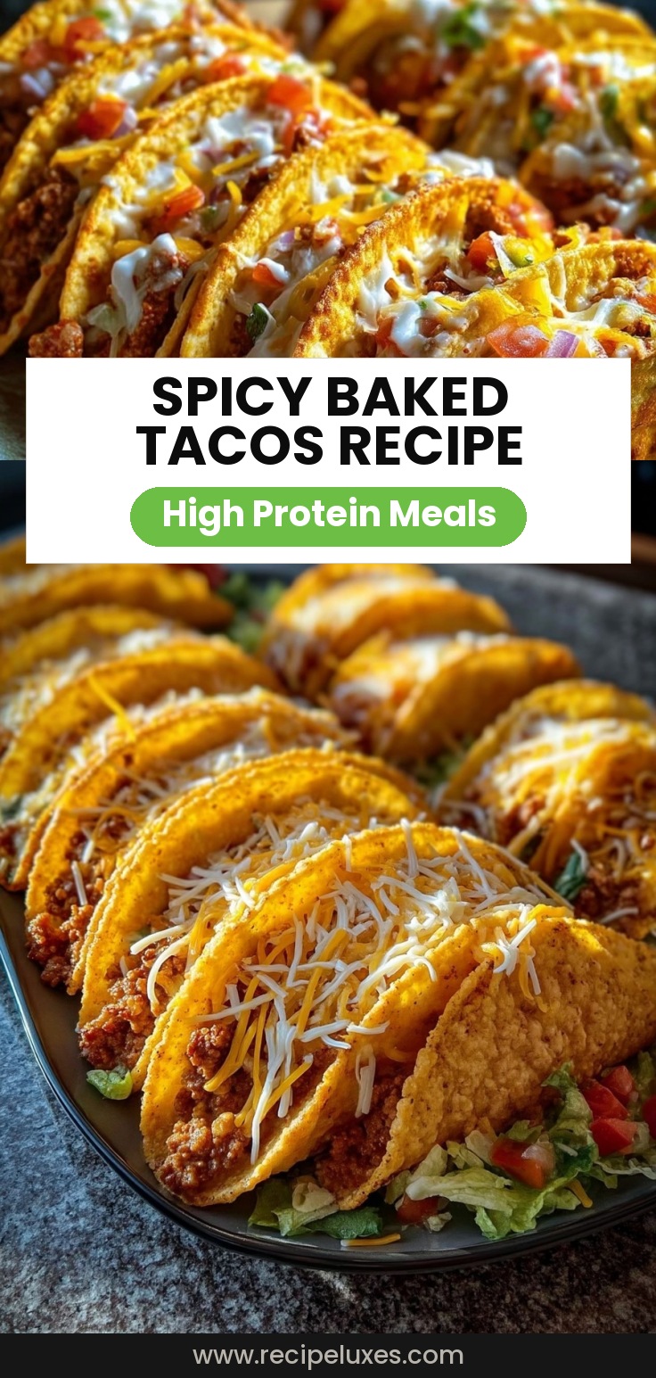 Spicy Baked Tacos