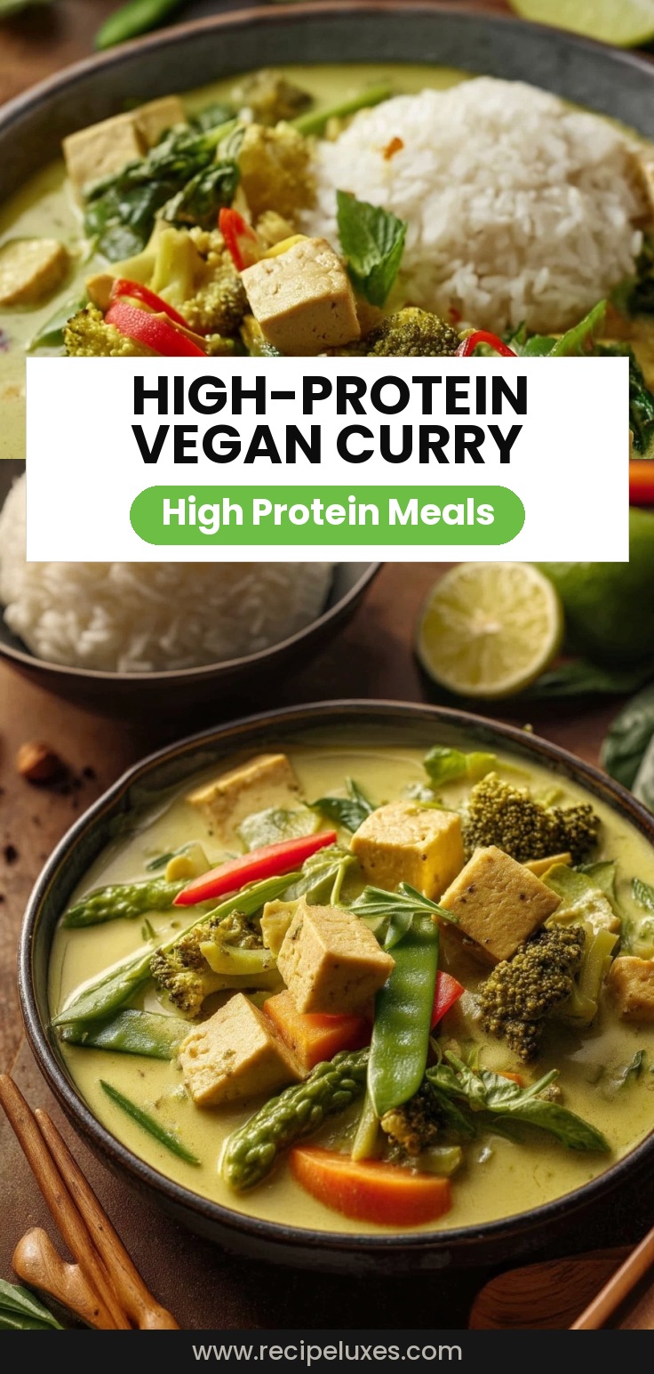 High-Protein Vegan Thai Green Curry