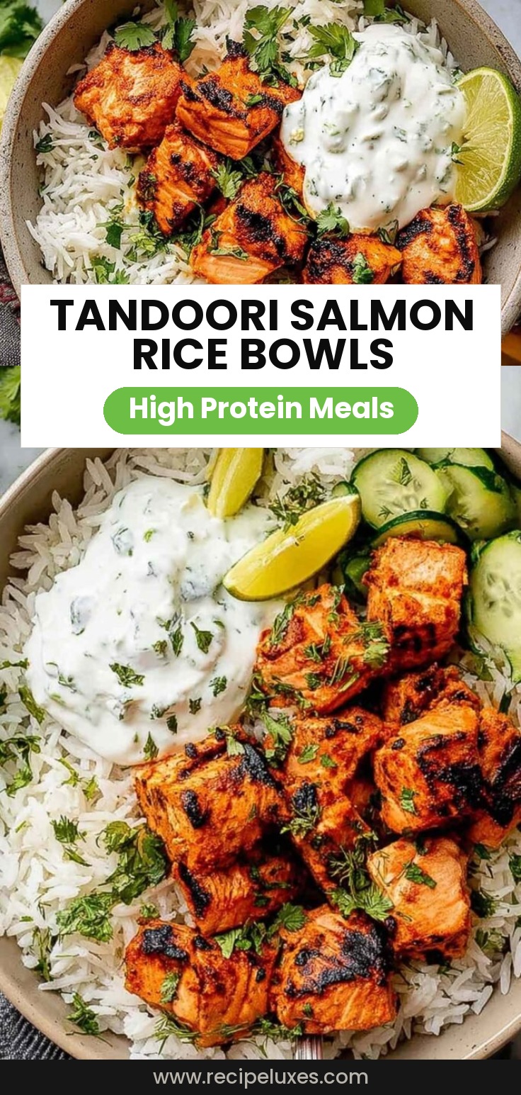 Tandoori Salmon Rice Bowls