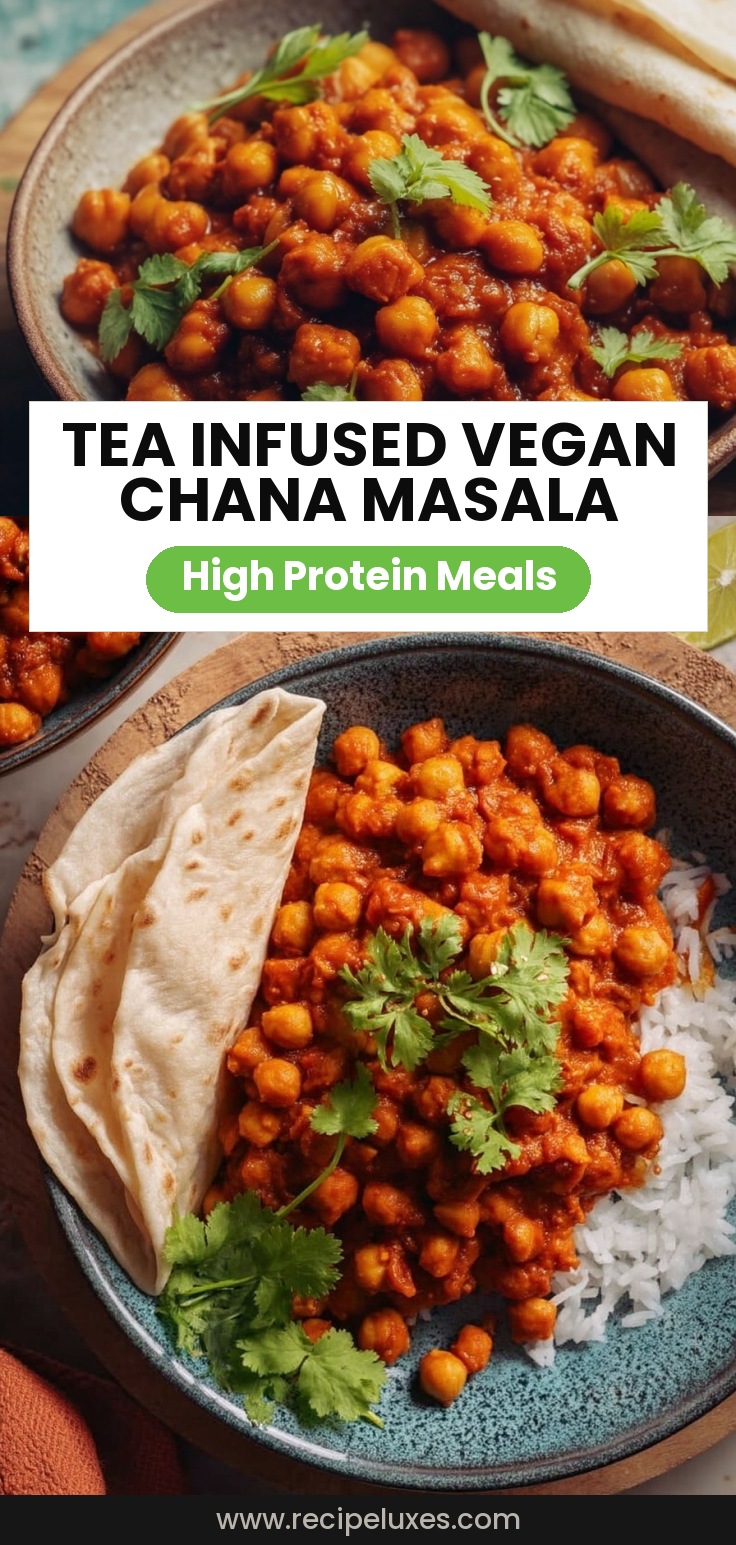 Tea Infused Vegan Chana Masala