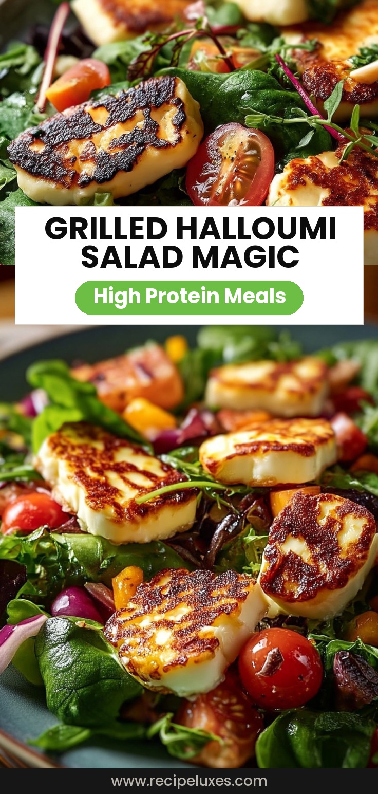 Grilled Halloumi Salad