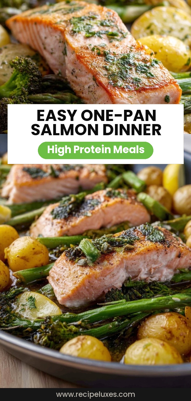 Easy Salmon Broccoli and Potatoes (One-Pan Spring Meal)
