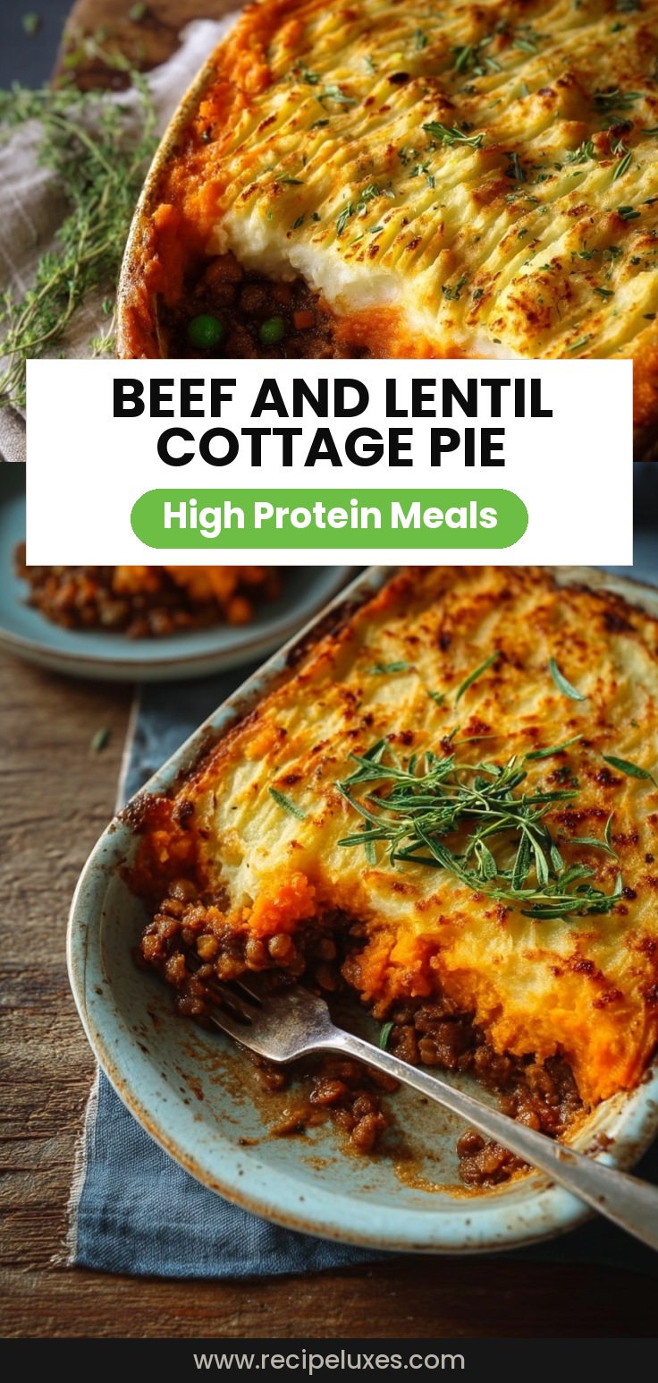 The Best Beef and Lentil Cottage Pie