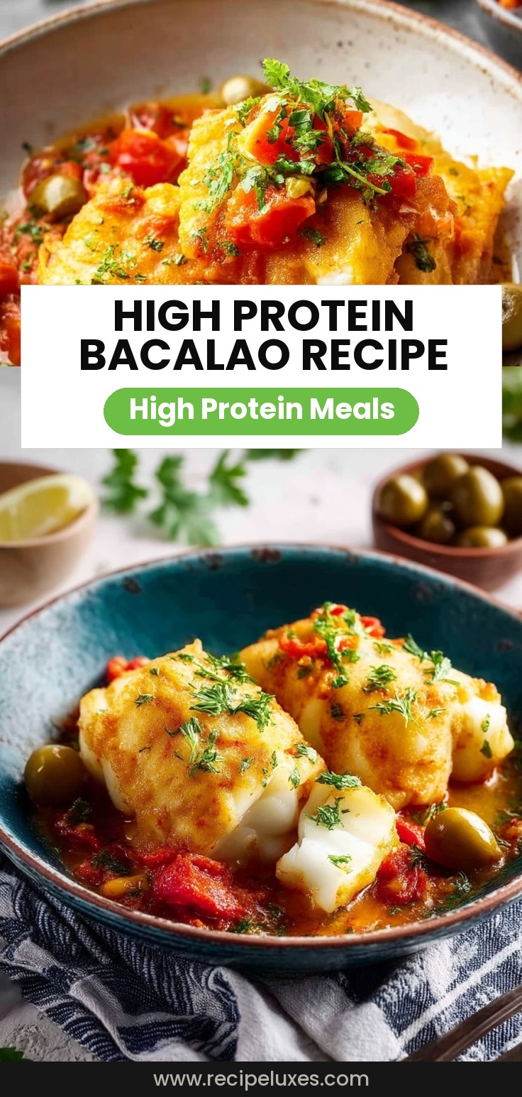 High Protein Bacalao a la Vizcaina (Guatemalan Salt Cod in Batter)