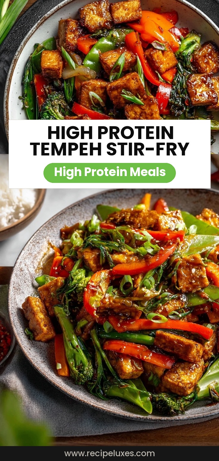 High Protein Tempeh Stir-Fry