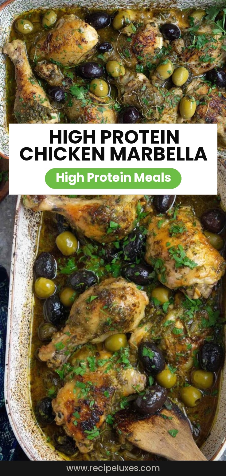 High Protein Chicken Marbella
