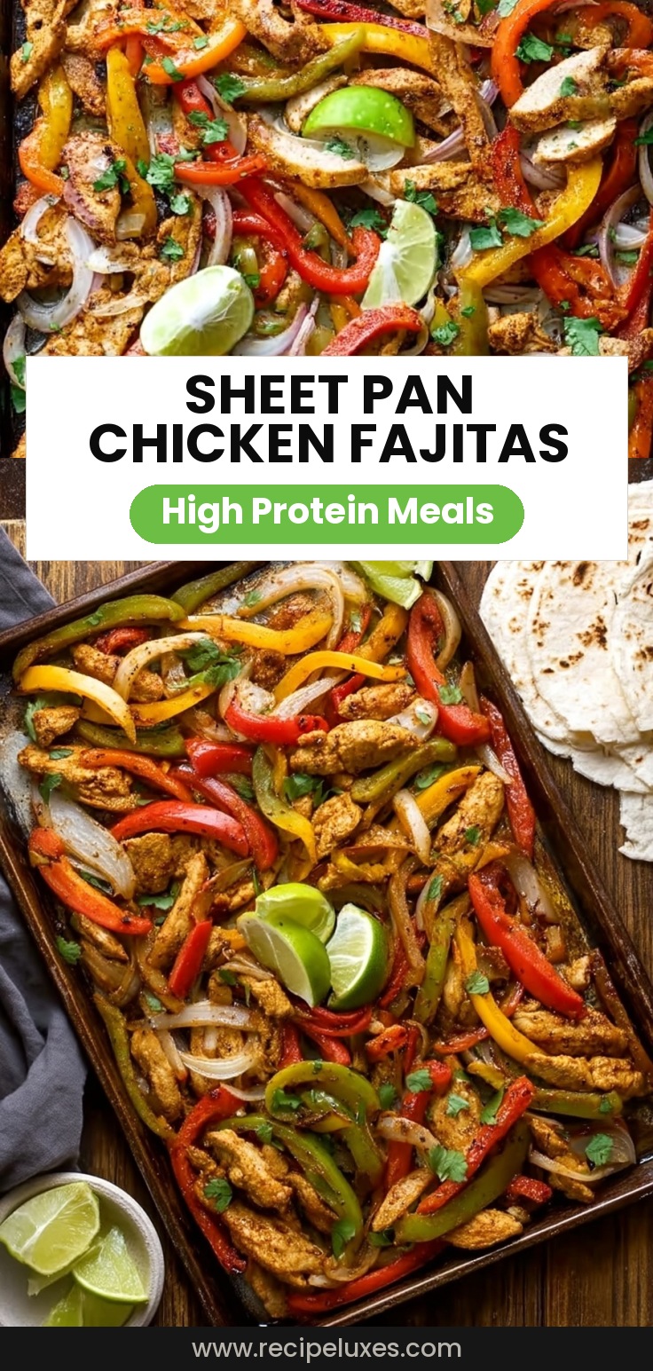 Sheet Pan Chicken Fajitas