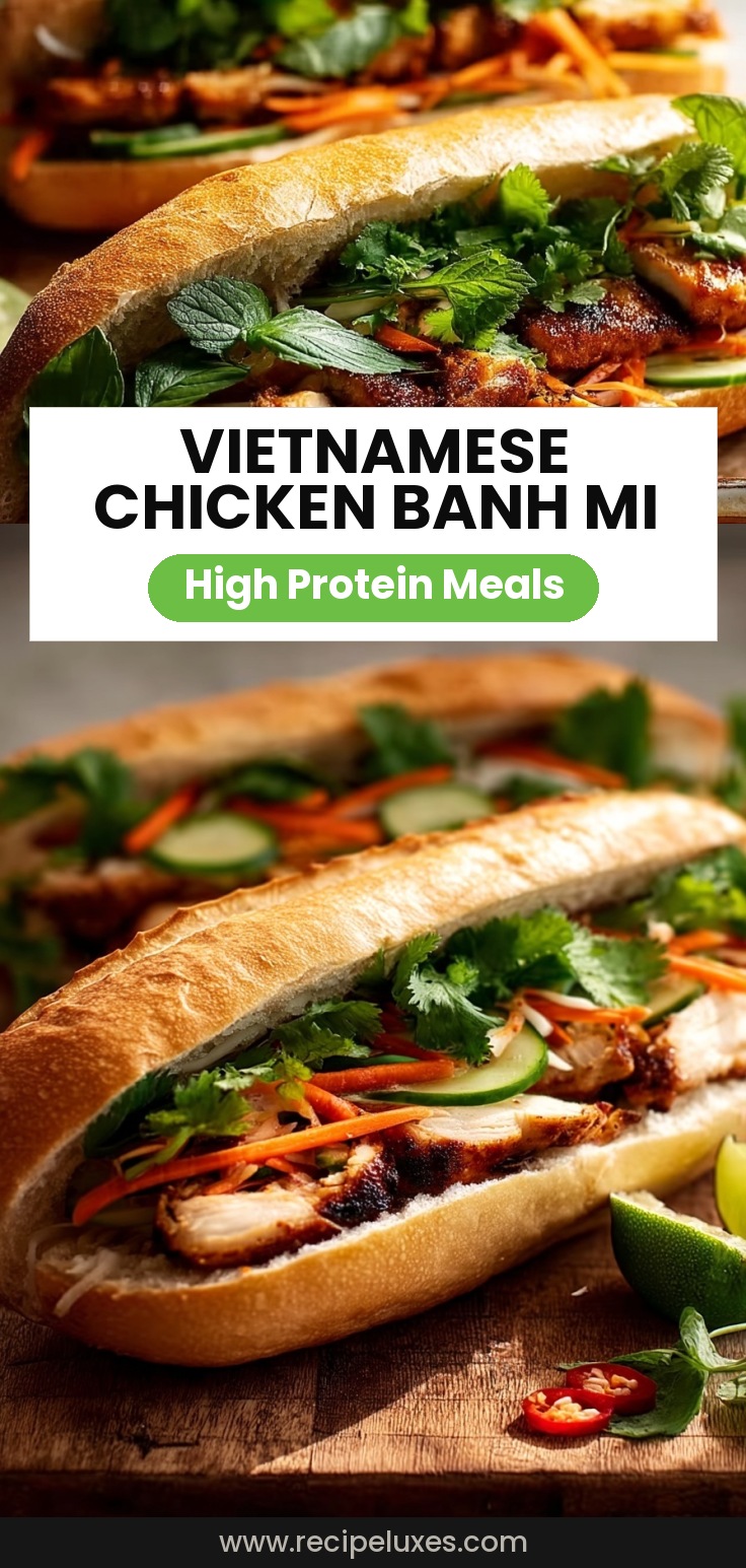 Vietnamese Chicken Banh Mi