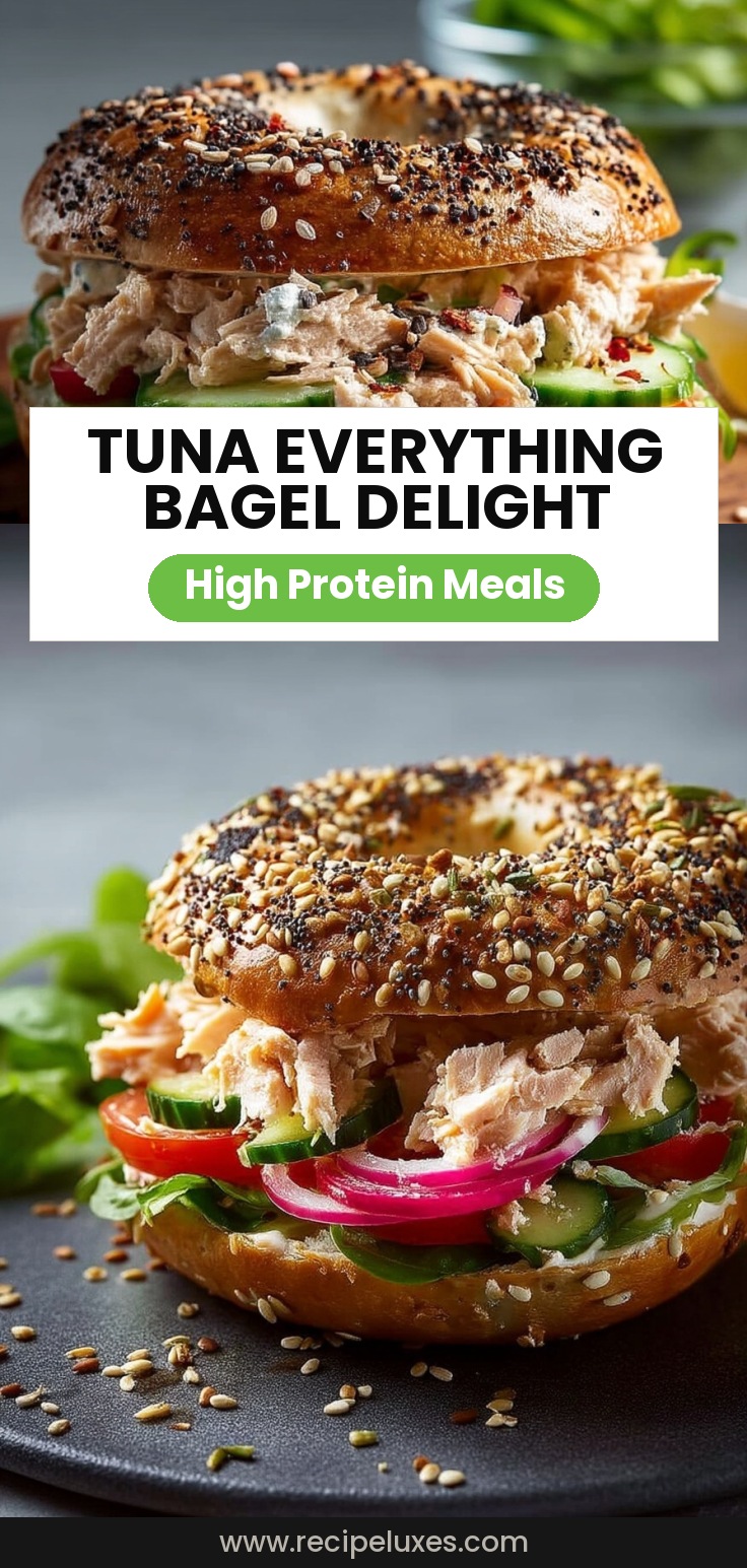 Tuna Everything Bagel