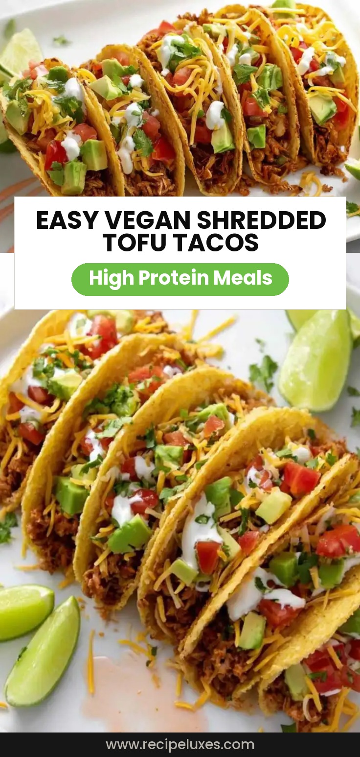 Easy Vegan Tacos: Shredded Tofu Taco Meat