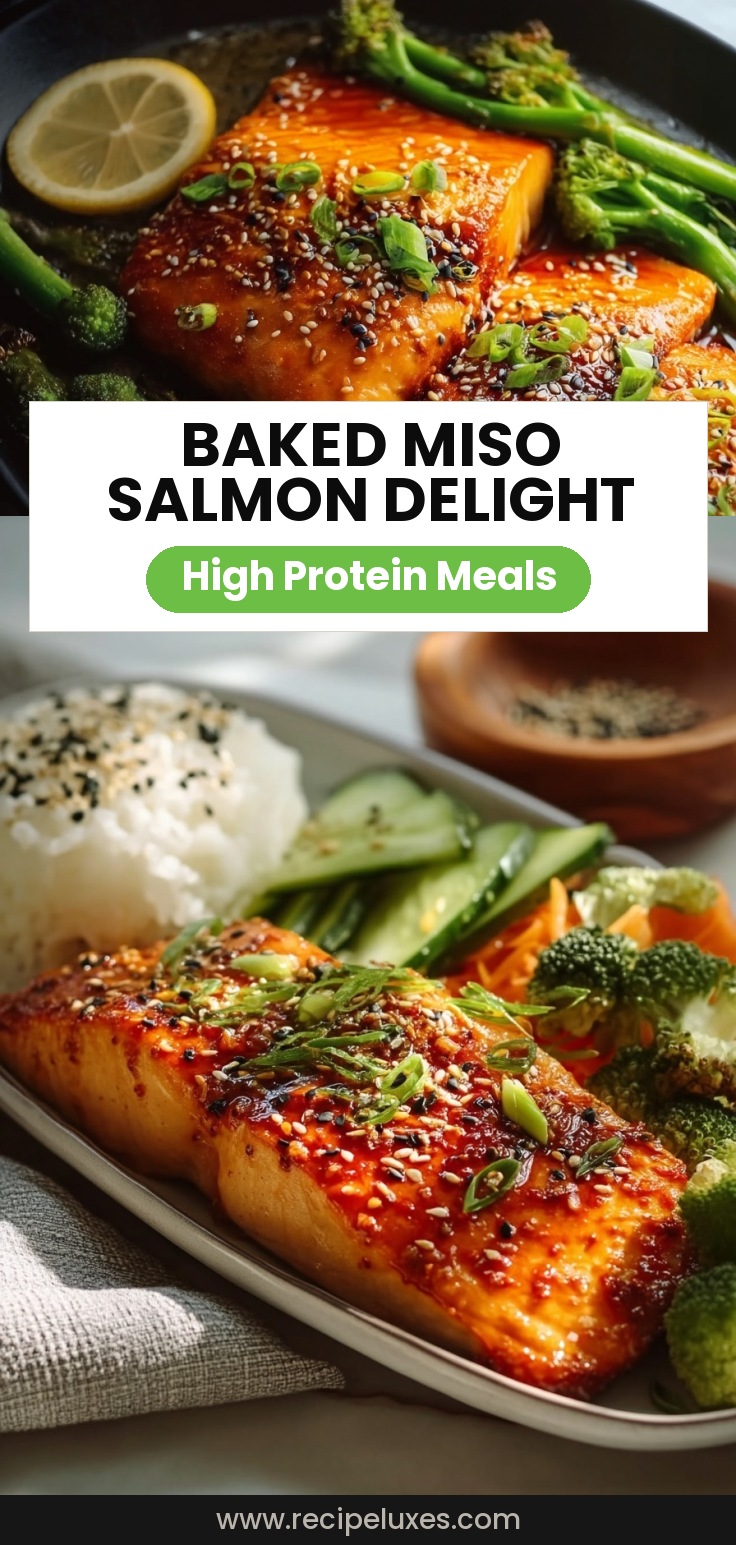 Baked Miso Salmon