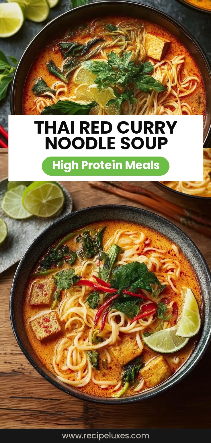 Thai Red Curry Noodle Soup