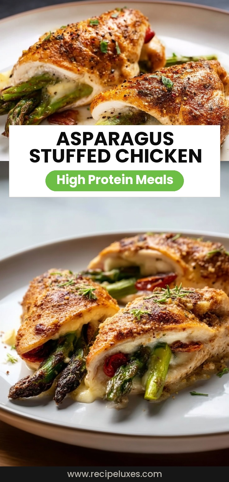 Asparagus Stuffed Chicken Breast