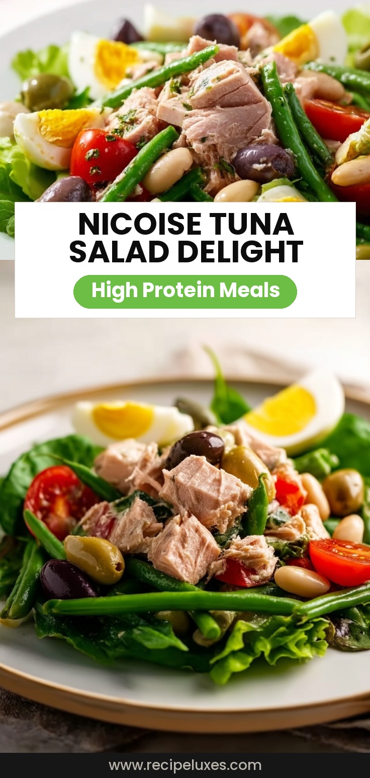 Nicoise-Style Tuna Salad With White Beans and Olives