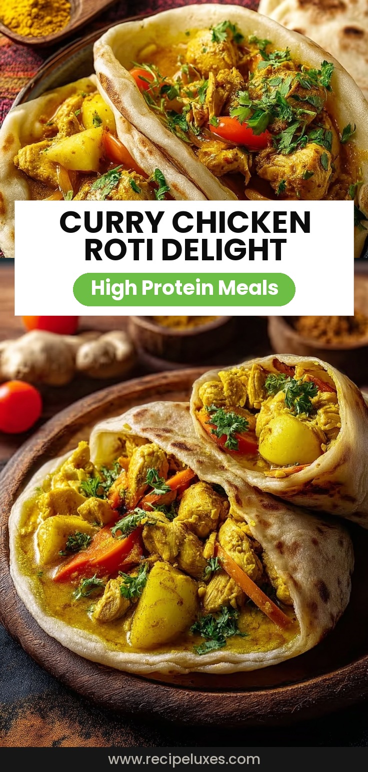 Curry Chicken Roti