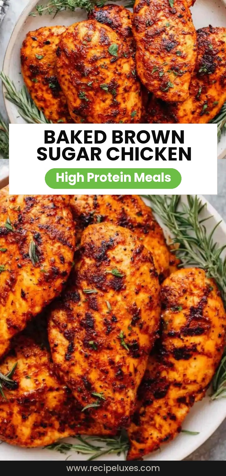 Baked Brown Sugar Chicken Breast