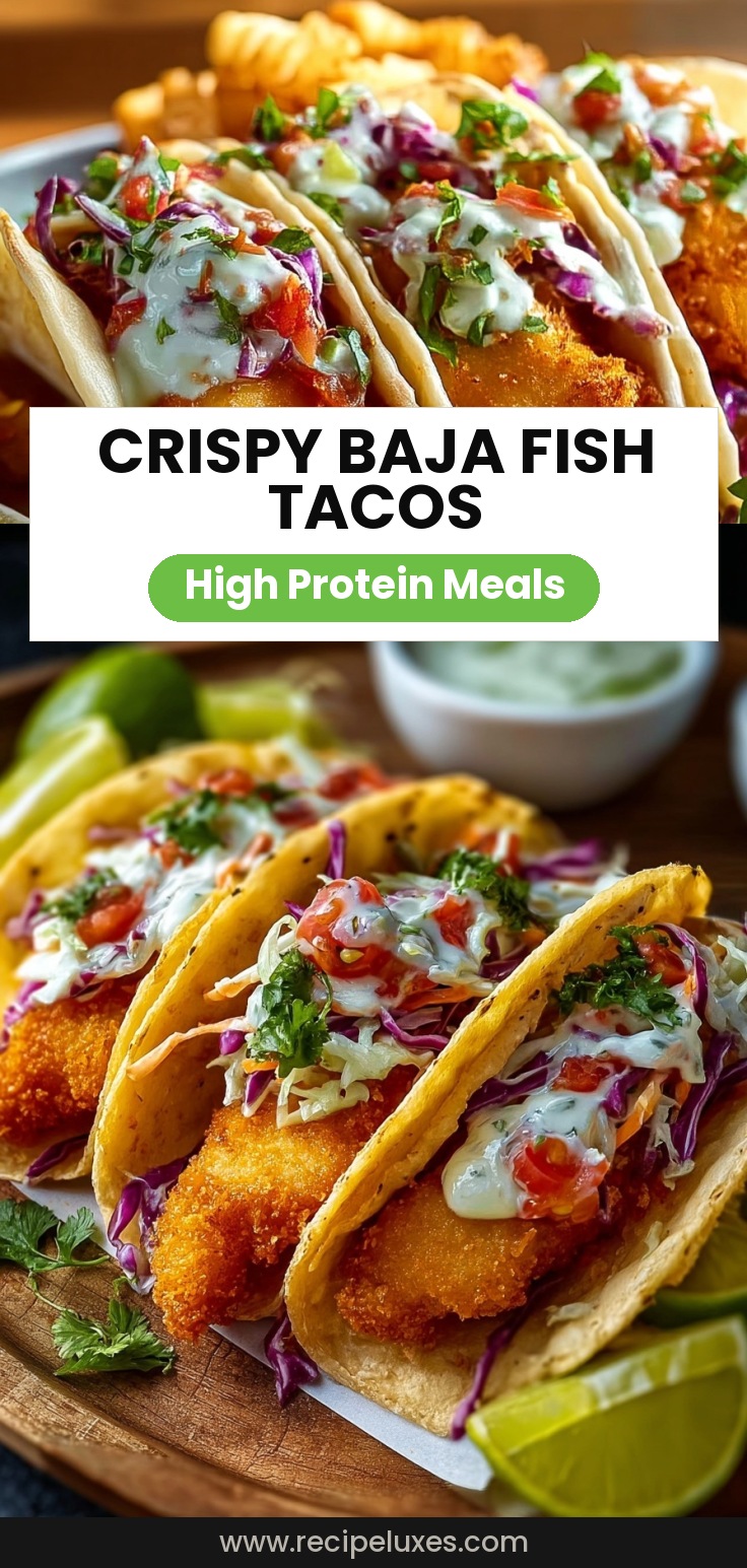 Crispy Baja Fish Tacos