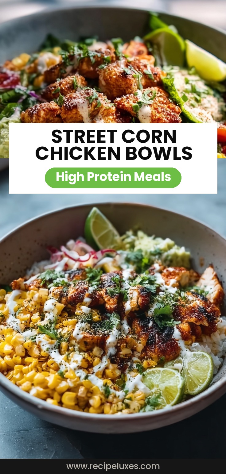 Street Corn Chicken Bowls
