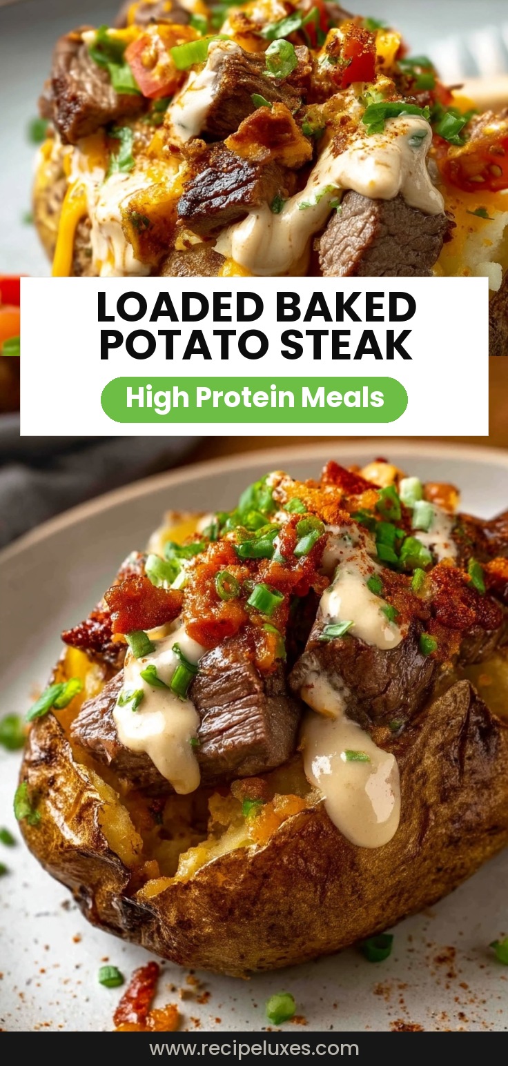 Loaded Baked Potato with Steak