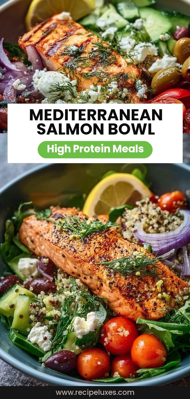 Mediterranean Salmon Bowl