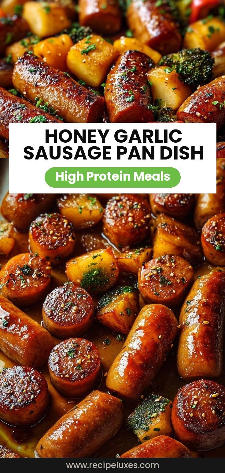Honey Garlic Sheet Pan Sausage